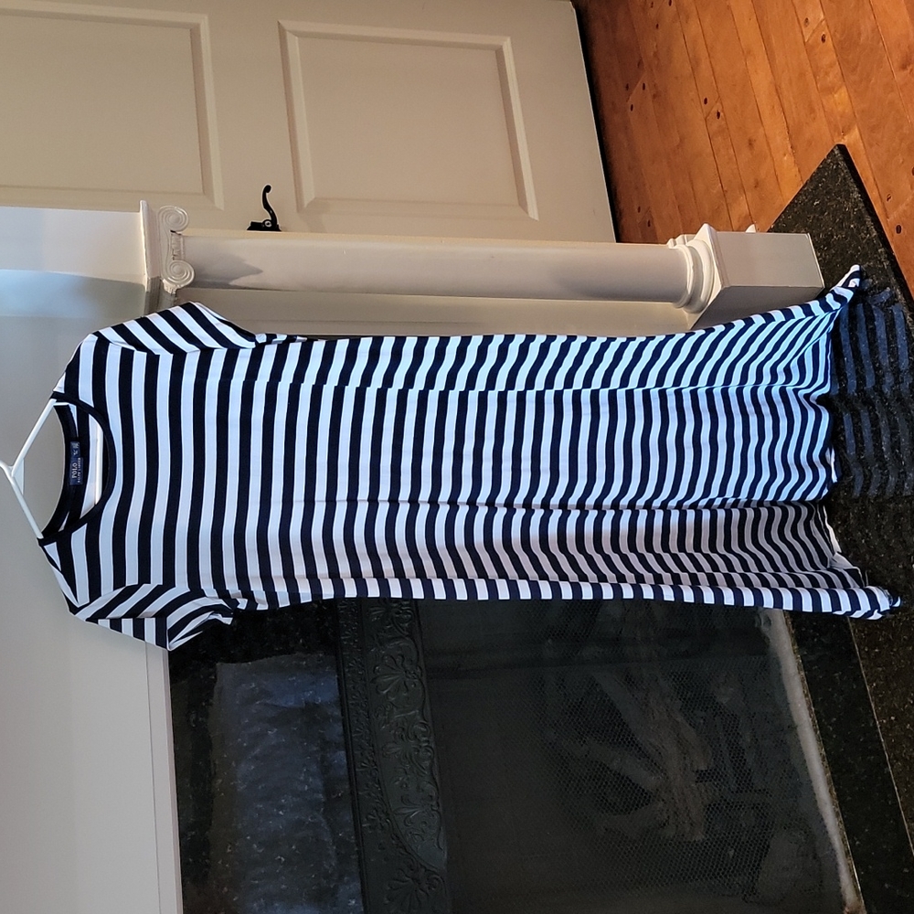 Polo cotton maxi dress